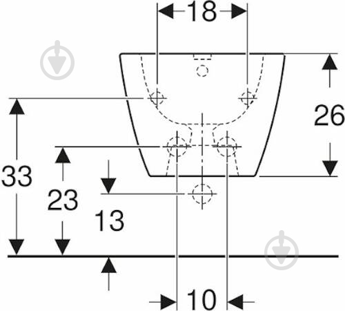 Биде подвесное Kolo Modo Pure L35103000 - фото 5