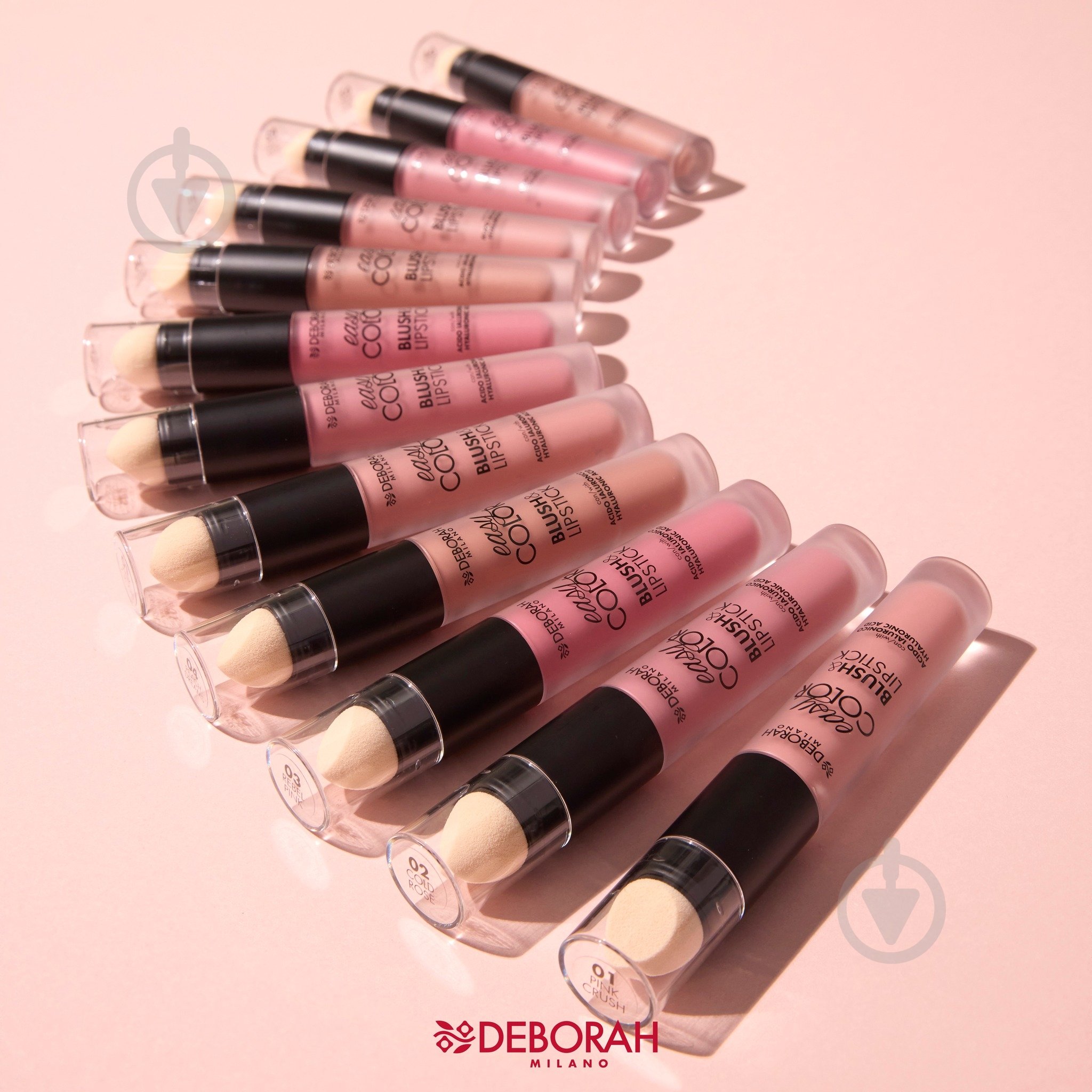 Помада жидкая DEBORAH 2 в 1 Easy Color Blush & Lipstick 02 Cold Rose 4 мл - фото 4