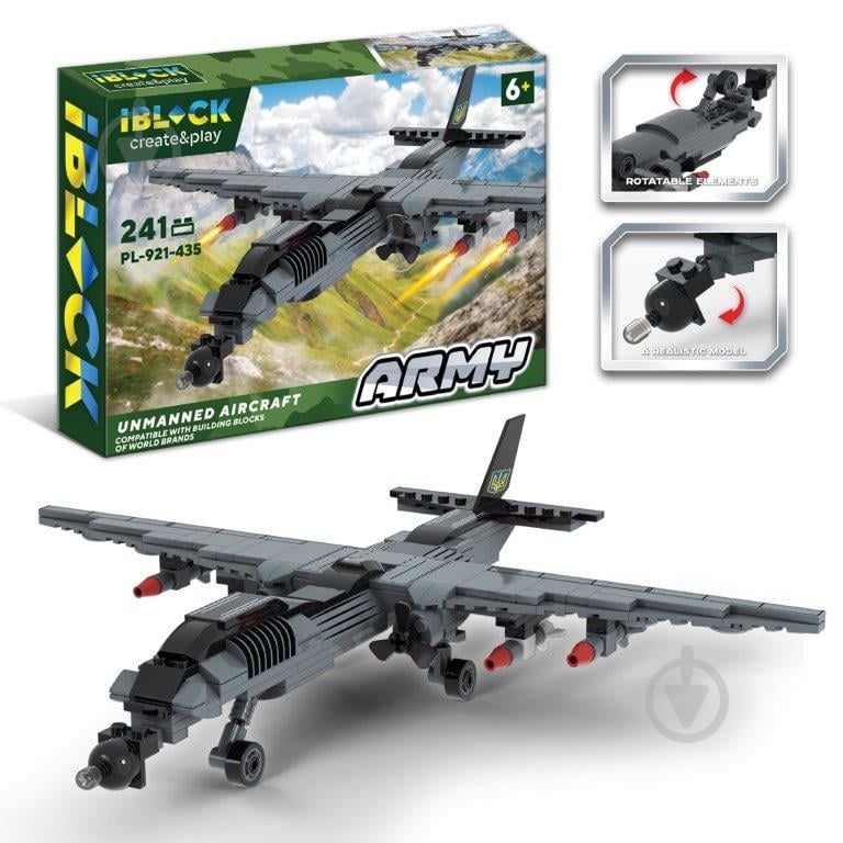Конструктор Iblock Самолет PL-921-435 - фото 1