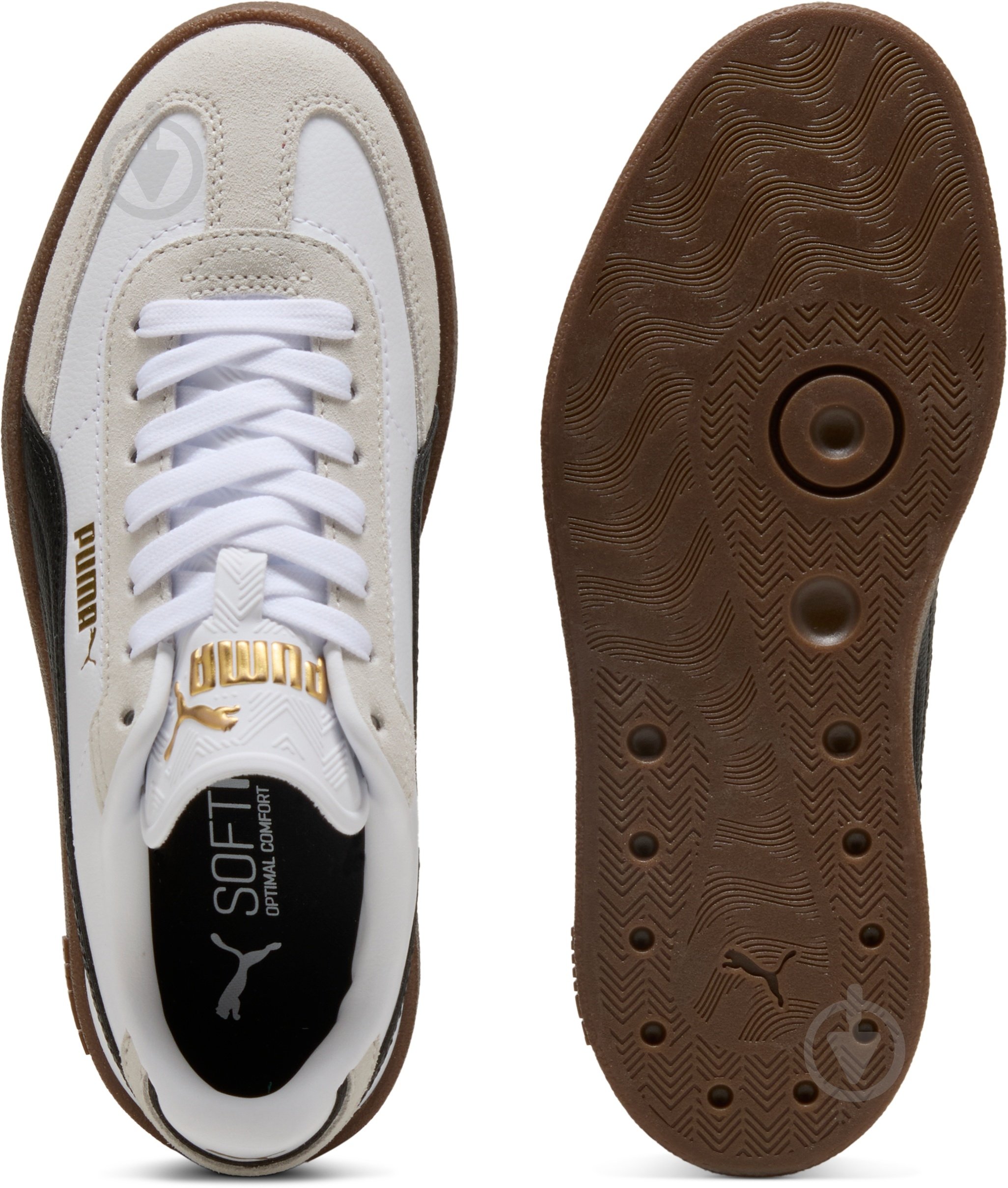 Кросівки дитячі демісезонні Puma Club II Era Jr 40148902 р.39 білі - фото 6