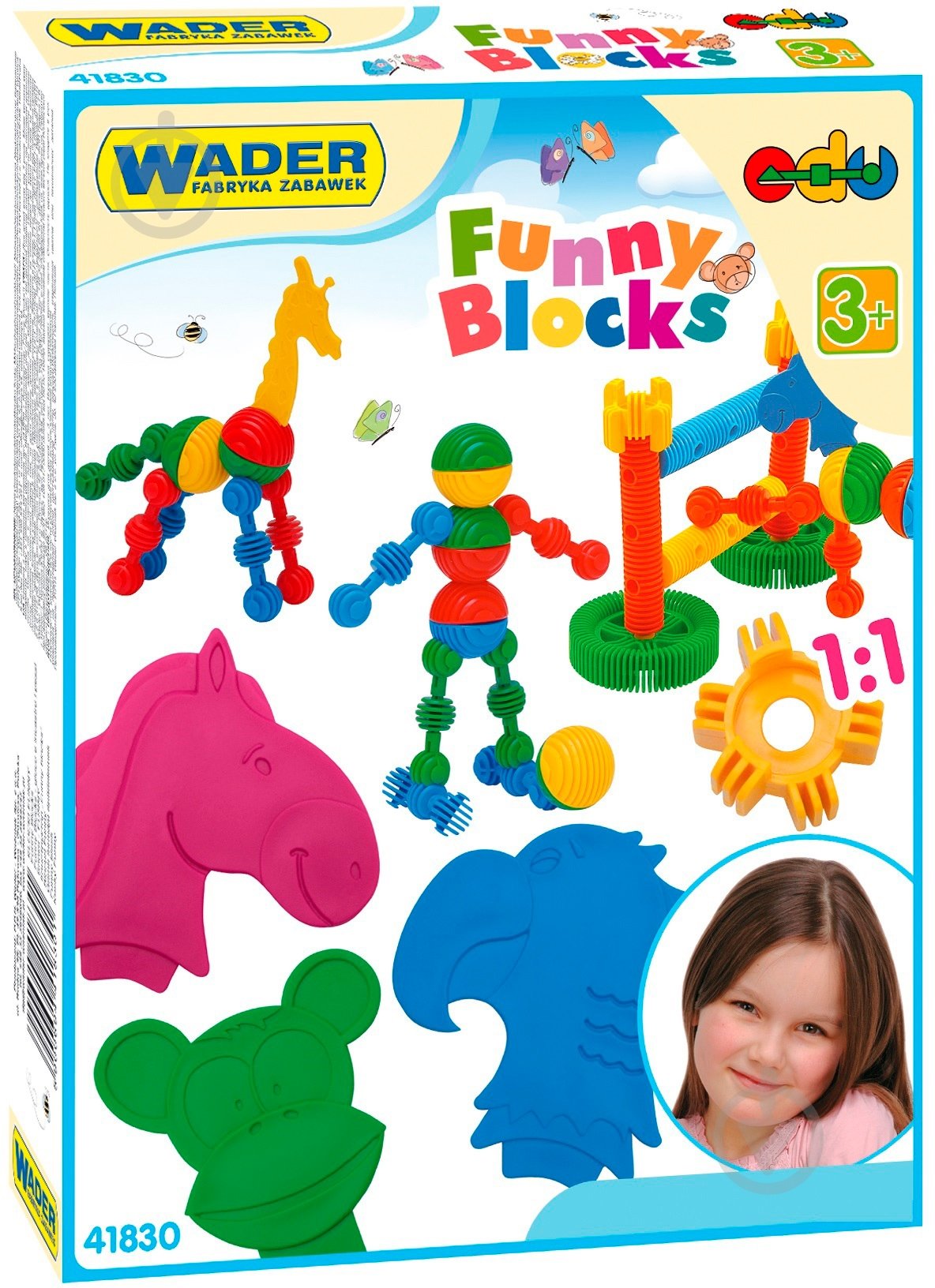 Конструктор Wader Funny blocks - фото 1