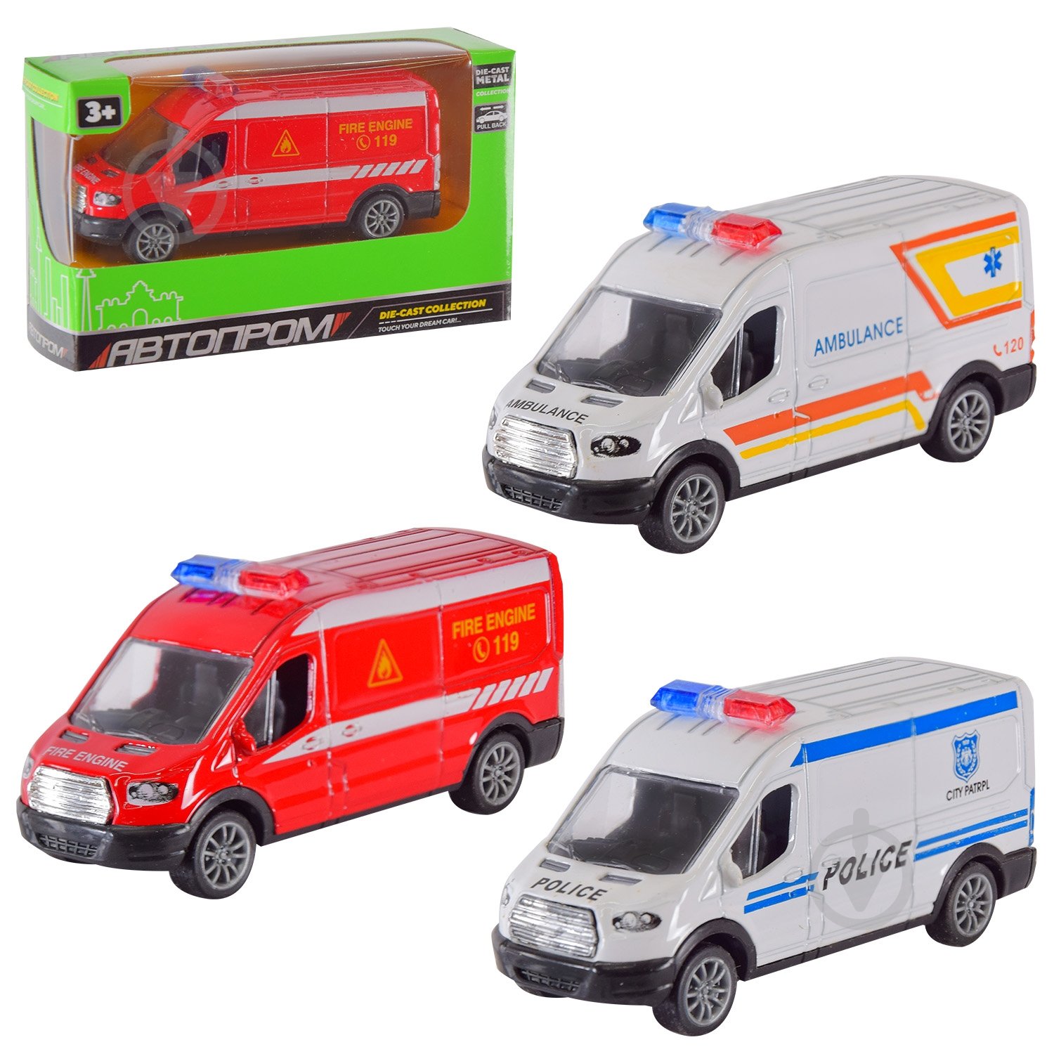 Автомобиль Автопром 1:50 AP7424 - фото 1