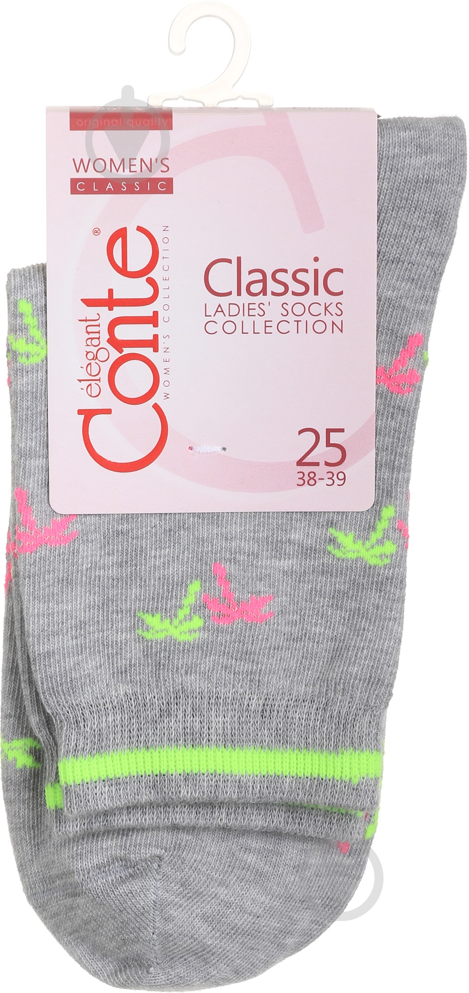 Носки Conte Classic 15С-15СП 089 р.25 серый - фото 1