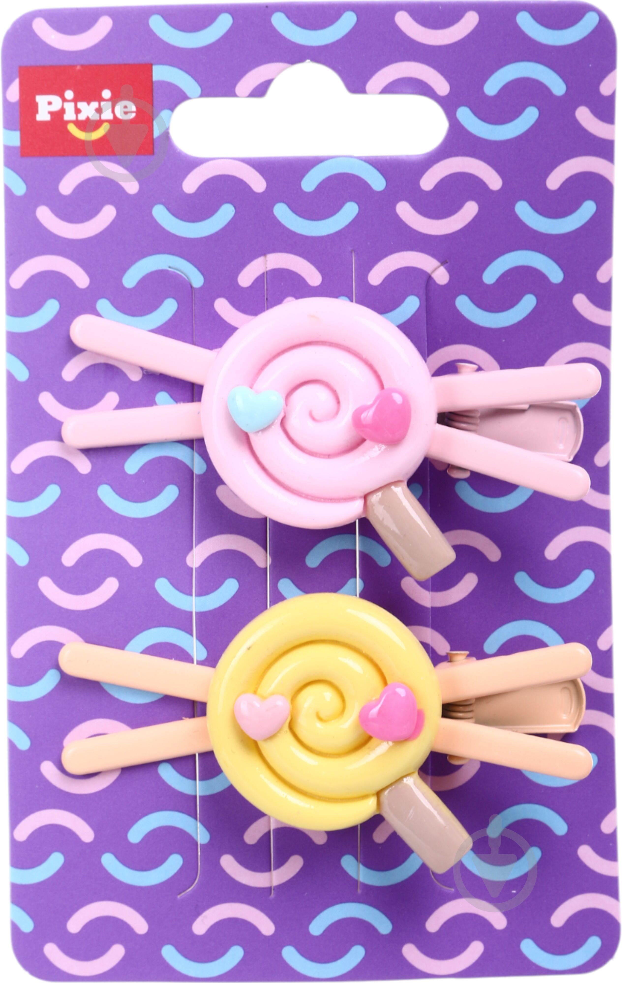 Заколки для волос PIXIE 370270 разноцветный 2 шт - фото 7