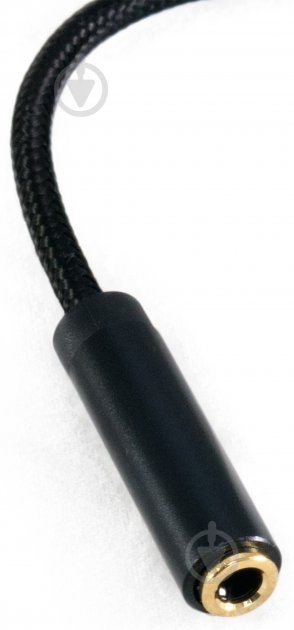 Кабель EXTRADIGITAL Audio 3.5mm (Plug-Socket) - Type C 0,12 м черный (KBA1760) - фото 2
