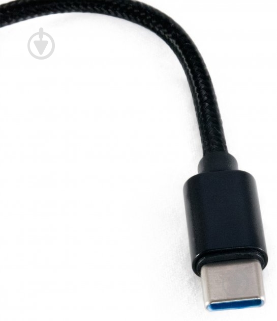 Кабель EXTRADIGITAL Audio 3.5mm (Plug-Socket) - Type C 0,12 м черный (KBA1760) - фото 3
