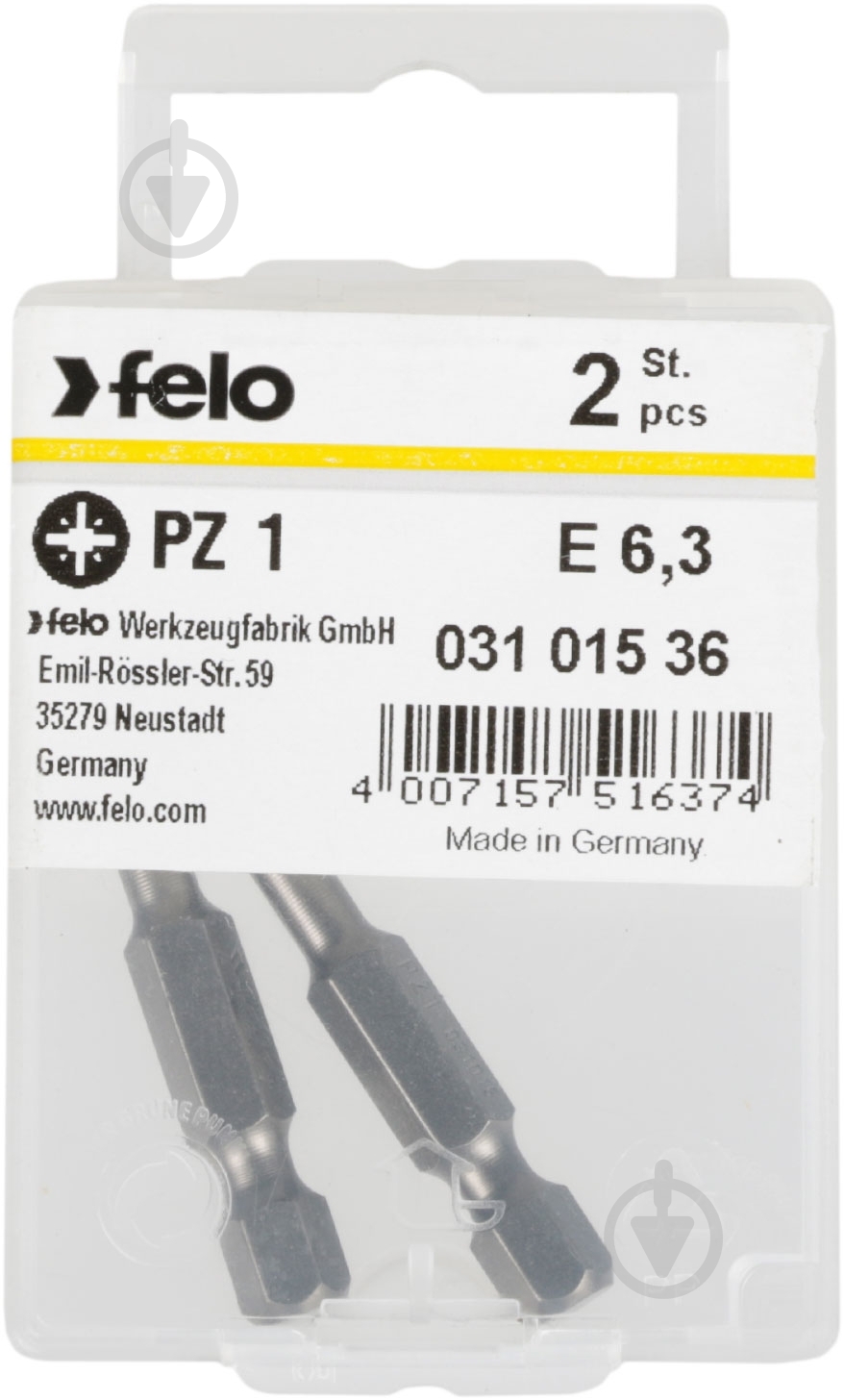 Бита Felo PZ1x50 мм 2 шт. 03101536 - фото 1