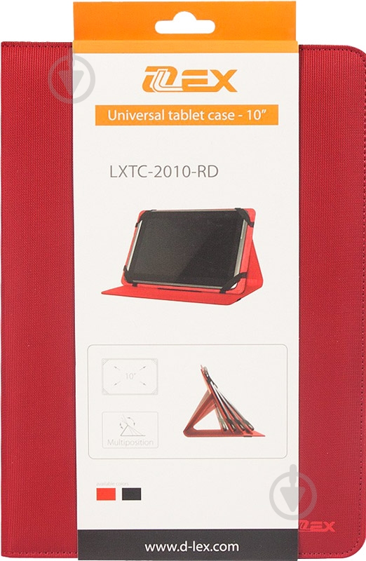 Чехол D-Lex 10'' red (LXTC-2010-RD) - фото 6
