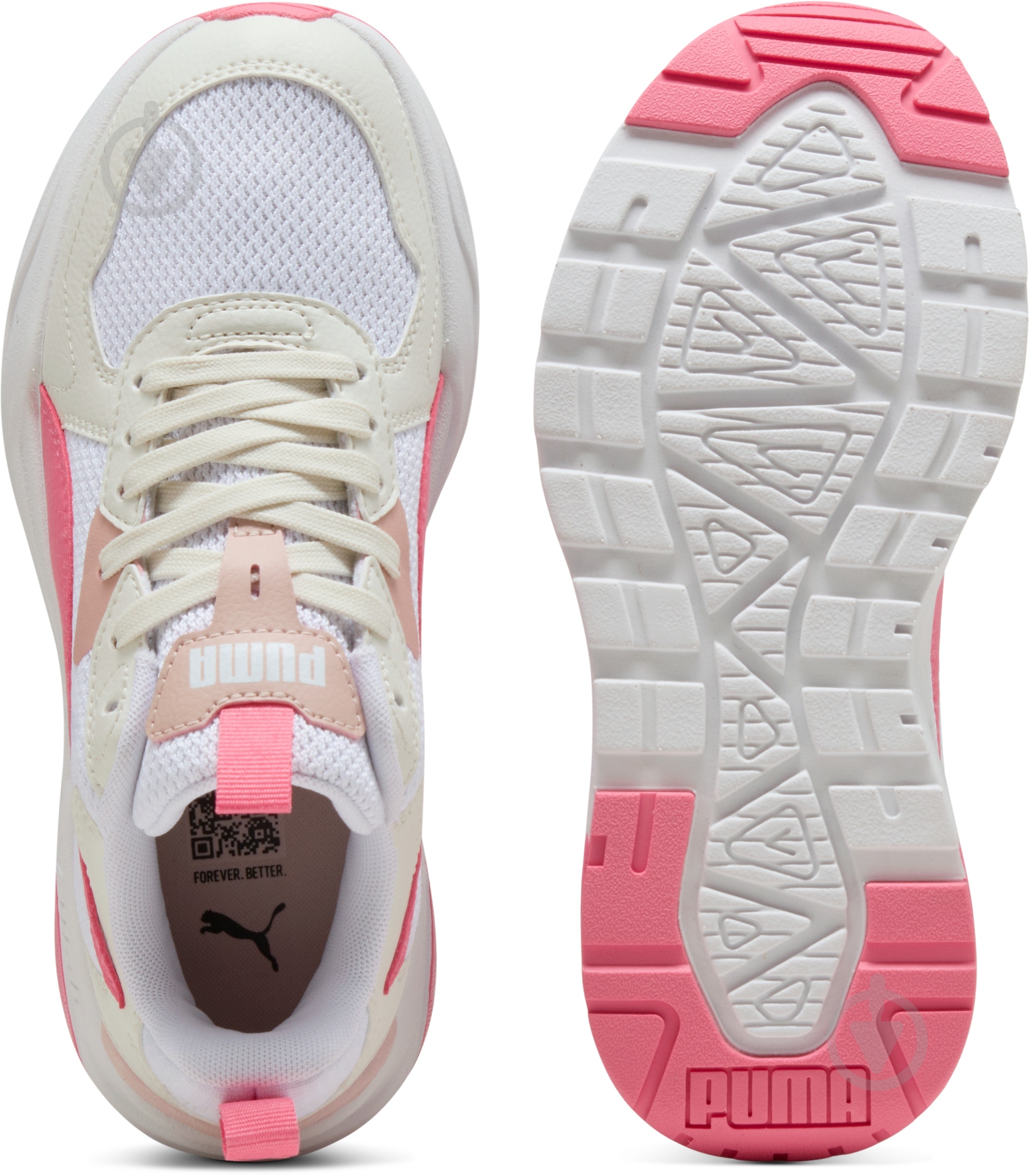 Кросівки для дівчаток Puma Trinity Lite Jr 39144316 р.35,5 білі із рожевим - фото 6 Кросівки для дівчаток Puma Trinity Lite Jr 39144316 р.35,5 білі із рожевим - фото 6