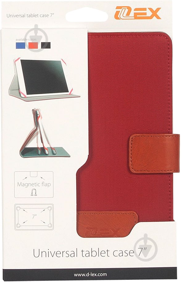 Чохол D-Lex 7'' red (LXTC-6007-RD) - фото 7 Чохол D-Lex 7'' red (LXTC-6007-RD) - фото 7