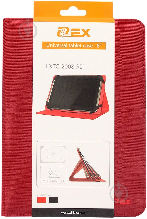 Чехол D-Lex 8" red (LXTC-2008-RD) - фото 4