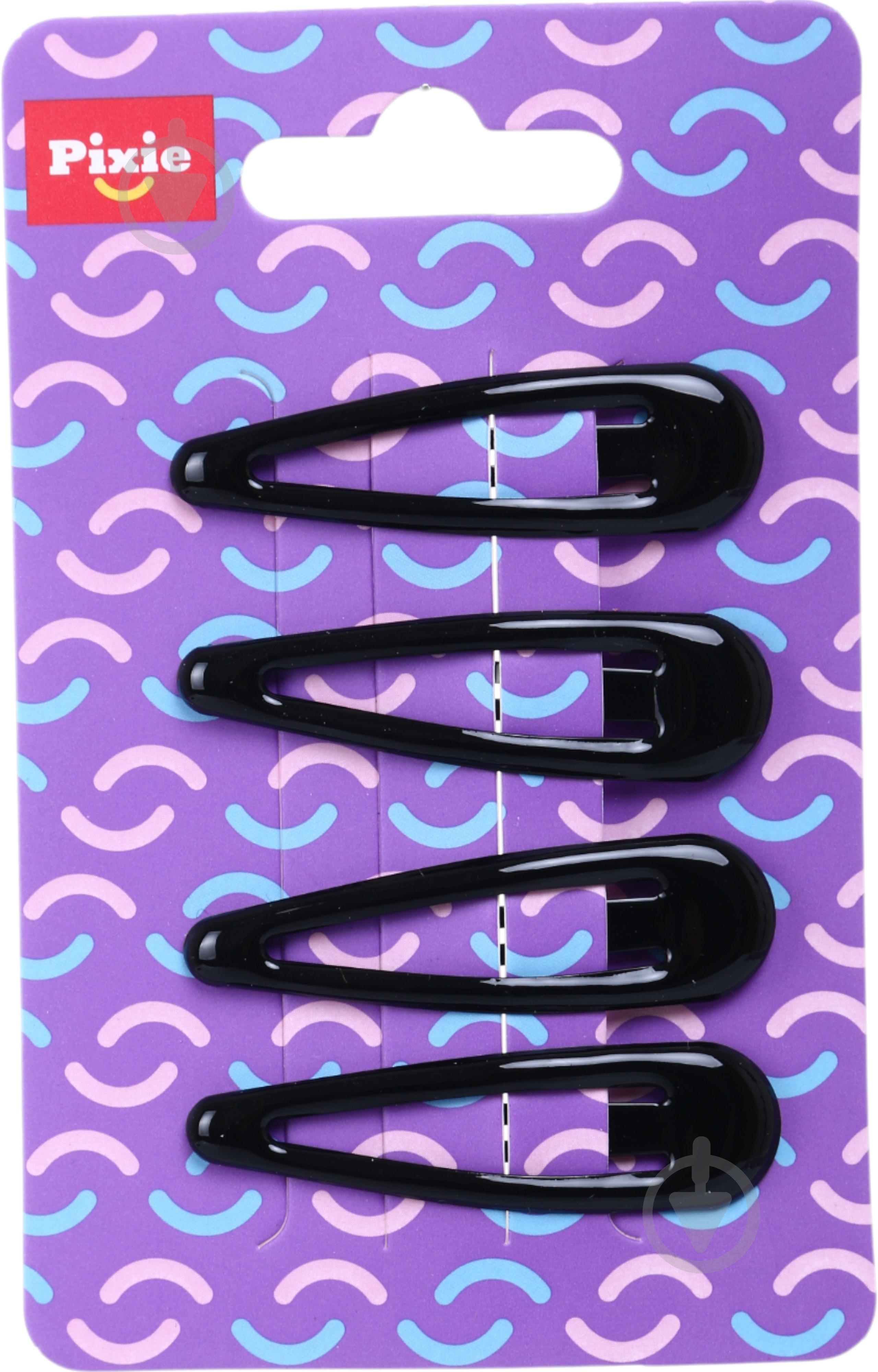 Заколки для волос PIXIE 909111 черный 4 шт - фото 4