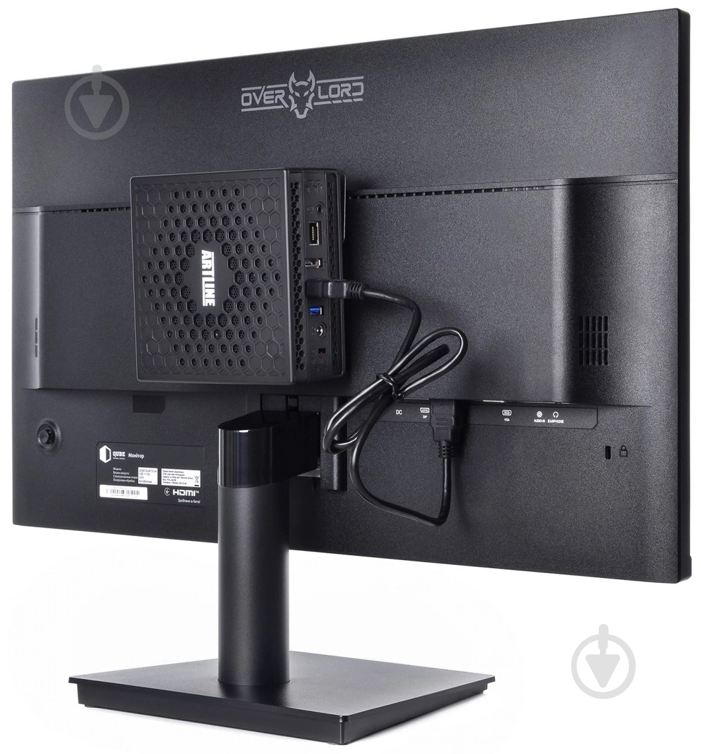 Комплект неттоп и монитор Artline Business B14 (B14v11+B24F75-VA) black - фото 4 Комплект неттоп и монитор Artline Business B14 (B14v11+B24F75-VA) black - фото 4