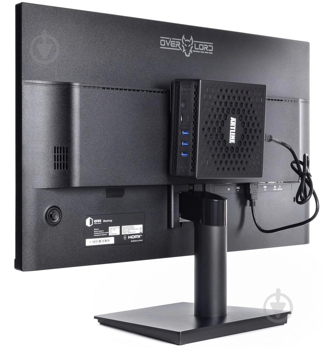 Комплект неттоп и монитор Artline Business B14 (B14v11+B24F75-VA) black - фото 5 Комплект неттоп и монитор Artline Business B14 (B14v11+B24F75-VA) black - фото 5