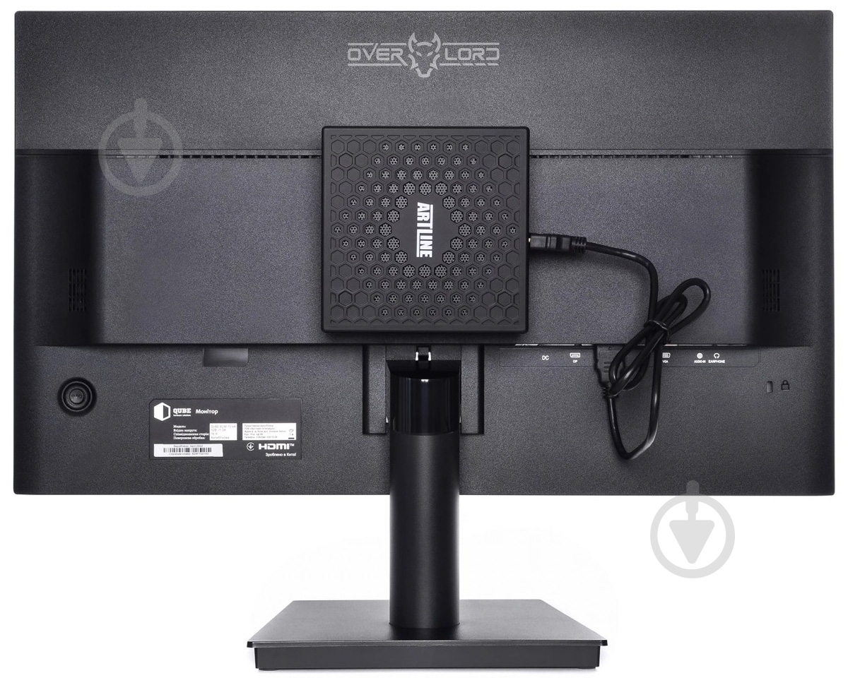 Комплект неттоп и монитор Artline Business B14 (B14v11+B24F75-VA) black - фото 2 Комплект неттоп и монитор Artline Business B14 (B14v11+B24F75-VA) black - фото 2