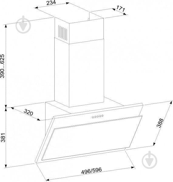 Вытяжка Eleyus Focus 700 50 IS+BL - фото 14