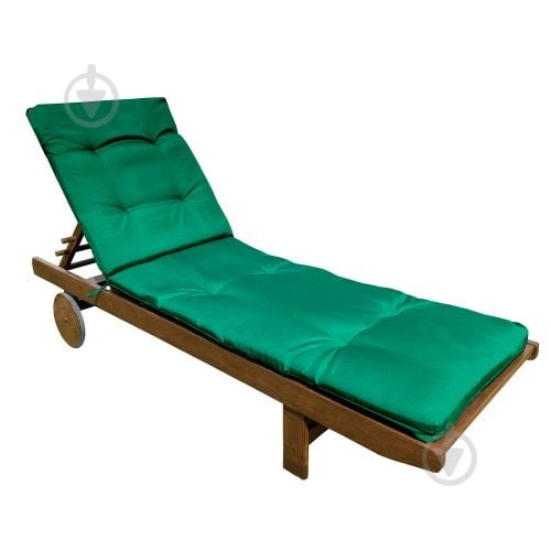 Матрас на шезлонг Колор 185х60х7 Зеленый - фото 1