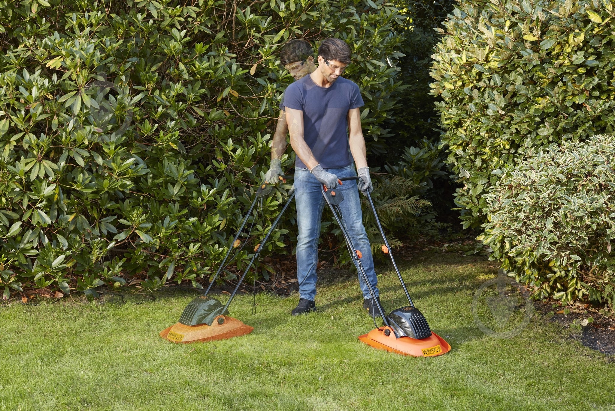 Газонокосилка газонокосилка на воздушной подушке Black+Decker BEMWH551 - фото 2