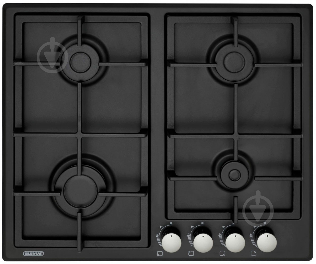 Варочная поверхность газовая Eleyus Nika 60 BL CW - фото 2 Варочная поверхность газовая Eleyus Nika 60 BL CW - фото 2