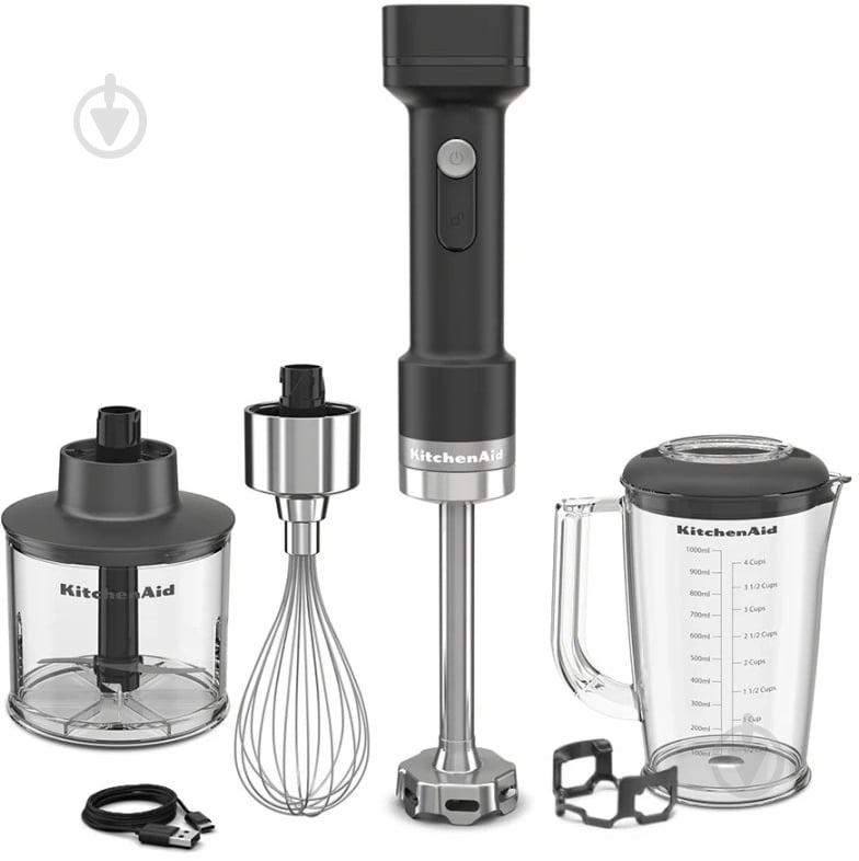 Блендер погружной KitchenAid Go 5KHBRV75BM 12V - фото 1