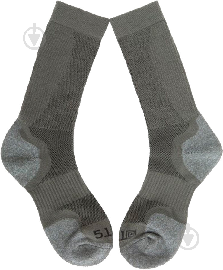 Носки 5.11 Tactical 10033 Slip Stream Crew Sock серый р.L - фото 2 Носки 5.11 Tactical 10033 Slip Stream Crew Sock серый р.L - фото 2