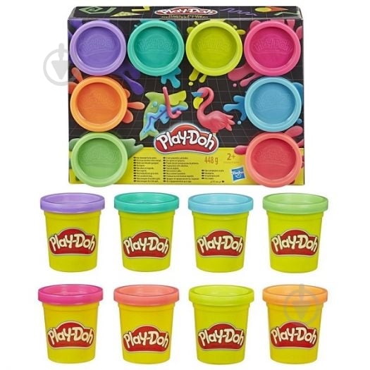 Набір пластиліну Play-Doh 8 баночек E5044 - фото 1
