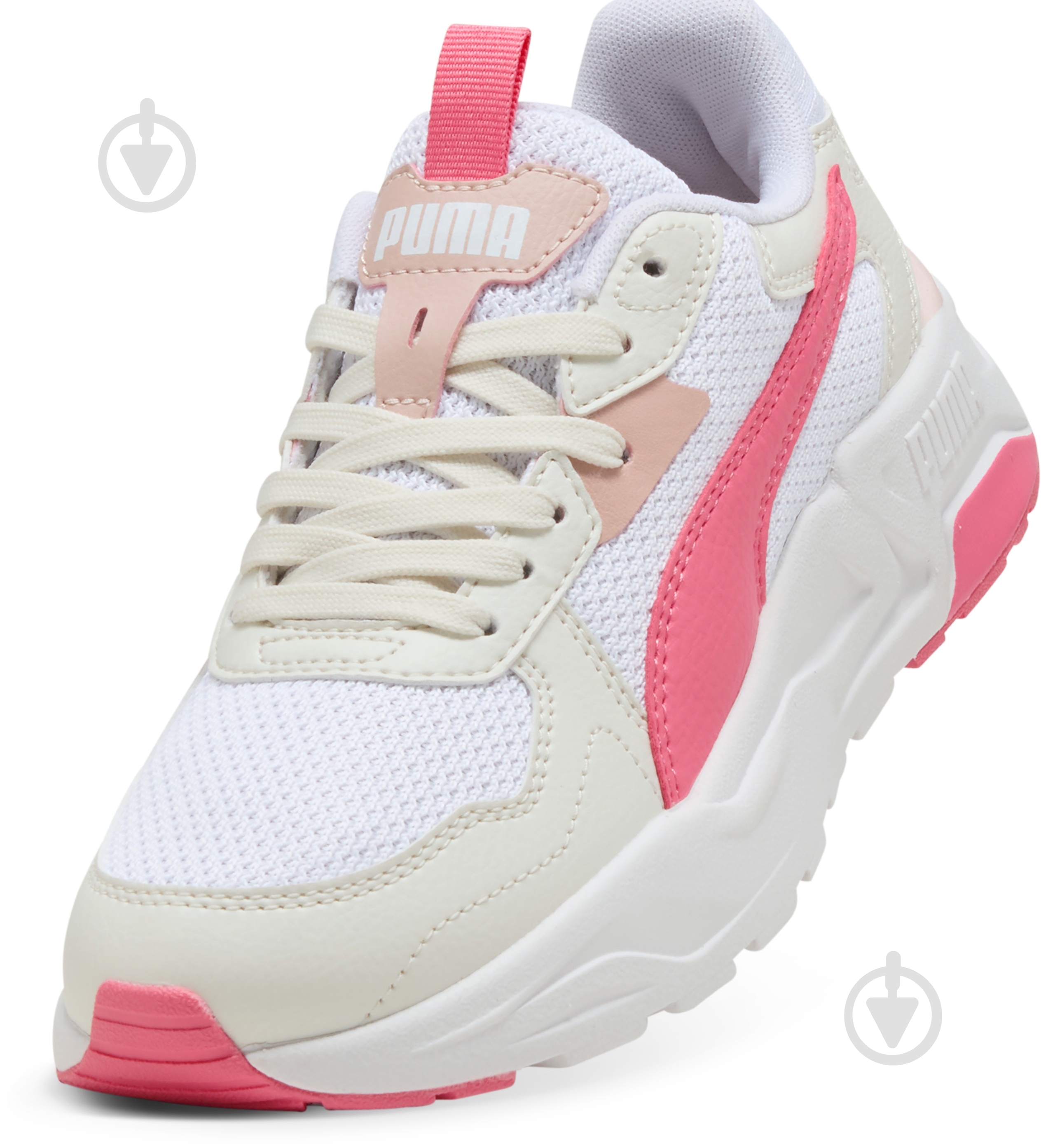 Кроссовки для девочек Puma Trinity Lite Jr 39144316 р.37 белые с розовым - фото 4 Кроссовки для девочек Puma Trinity Lite Jr 39144316 р.37 белые с розовым - фото 4