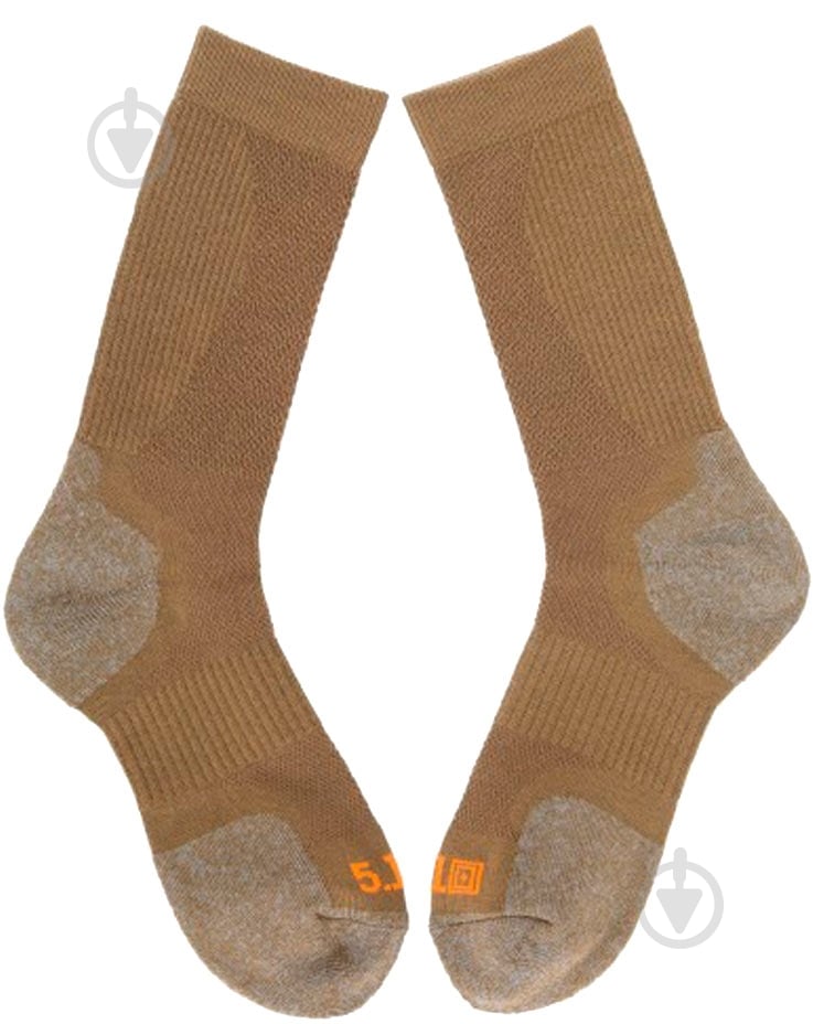 Носки 5.11 Tactical 10033 Slip Stream Crew Sock coyote р.S - фото 2 Носки 5.11 Tactical 10033 Slip Stream Crew Sock coyote р.S - фото 2
