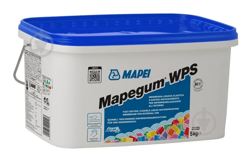 Гидроизоляционная мембрана Mapei Mapegum WPS 5 кг - фото 1