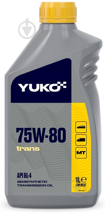 Масло трансмиссионное YUKO (VUKO) TRANS 75W-80 1 л - фото 4
