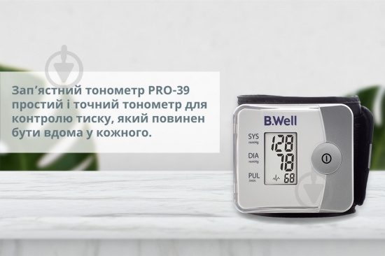 Тонометр запястный B.Well PRO-39 - фото 10