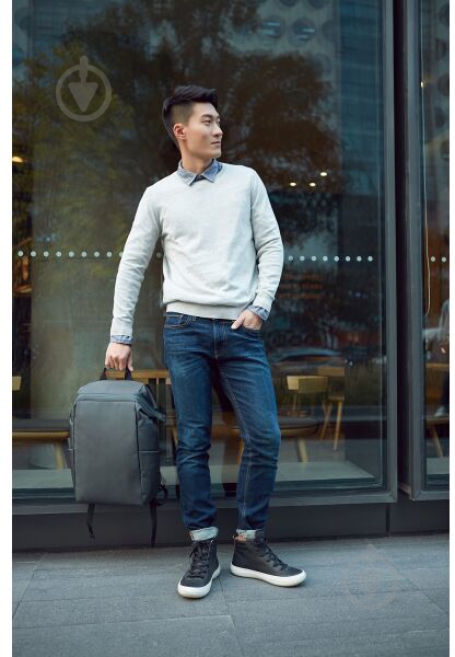 Рюкзак Xiaomi RunMi 90 Points Commuting Backpack 15.6" grey (524326) - фото 8 Рюкзак Xiaomi RunMi 90 Points Commuting Backpack 15.6" grey (524326) - фото 8