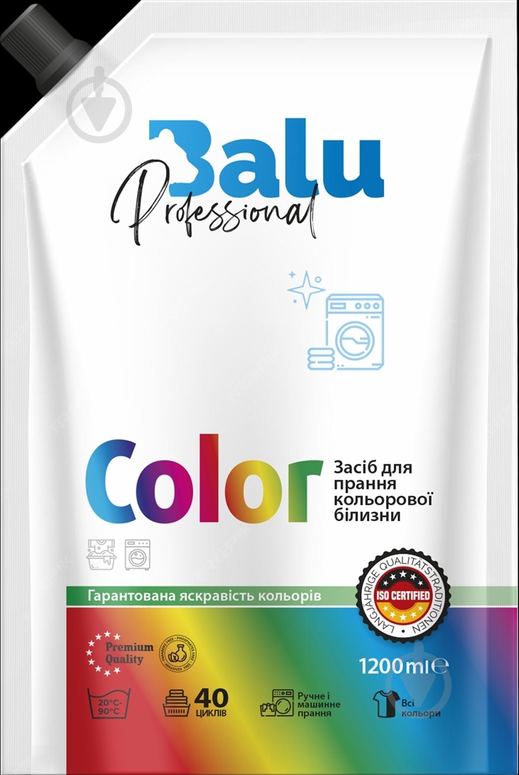 Гель для машинного та ручного прання BALU COLOR 1,2 л - фото 1