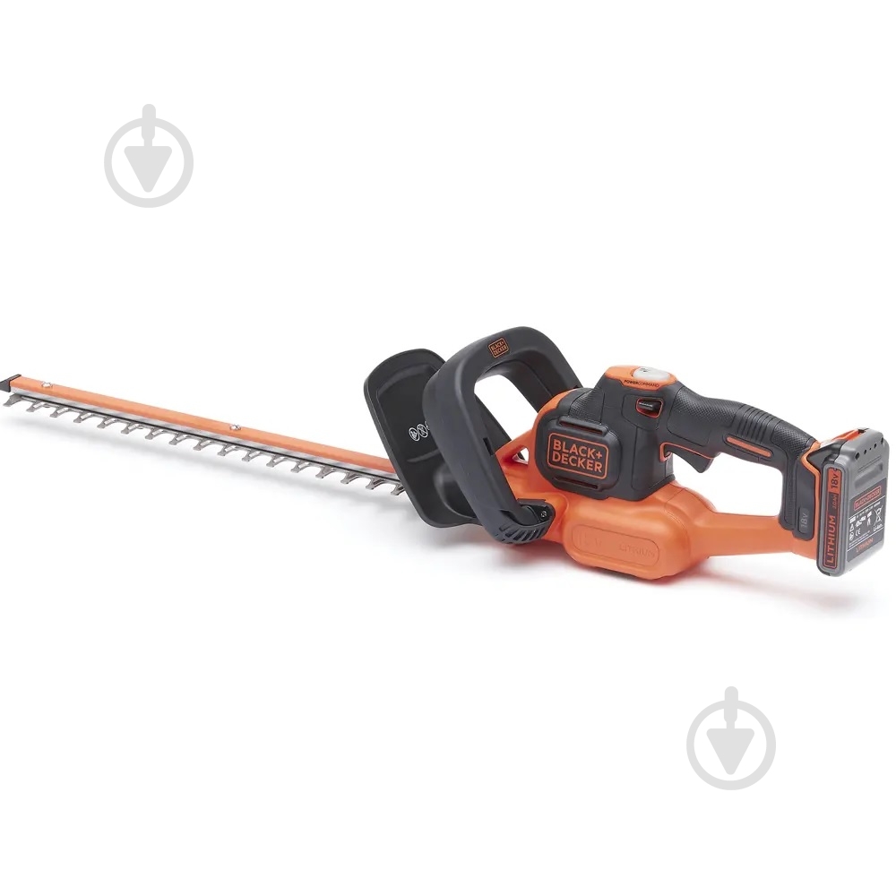 Кусторез аккумуляторный Black+Decker GTC18452PC - фото 2