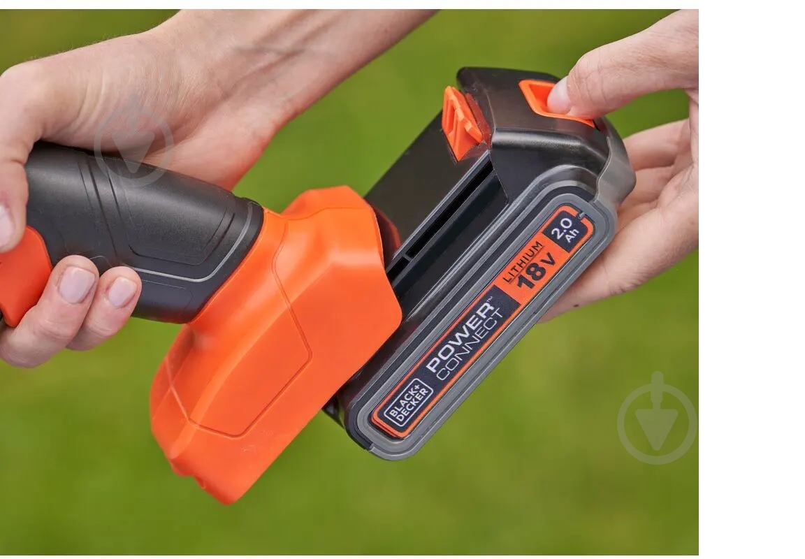 Ножиці для трави та кущів Black+Decker BCSS18D1 - фото 11