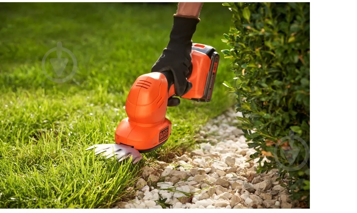 Ножиці для трави та кущів Black+Decker BCSS18D1 - фото 9