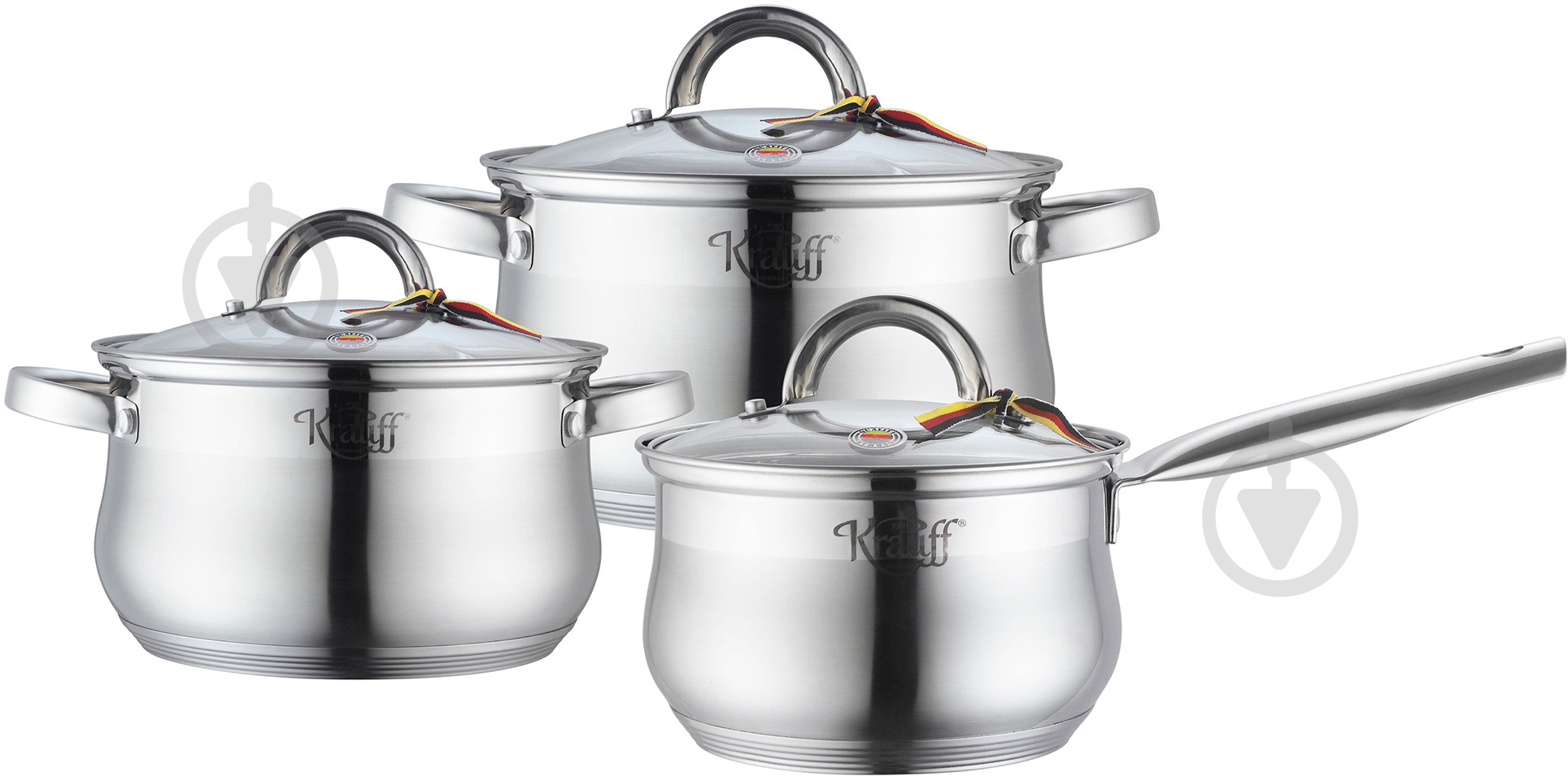 Набір каструль Krauff 6 предметів 26-242-041 - фото 1