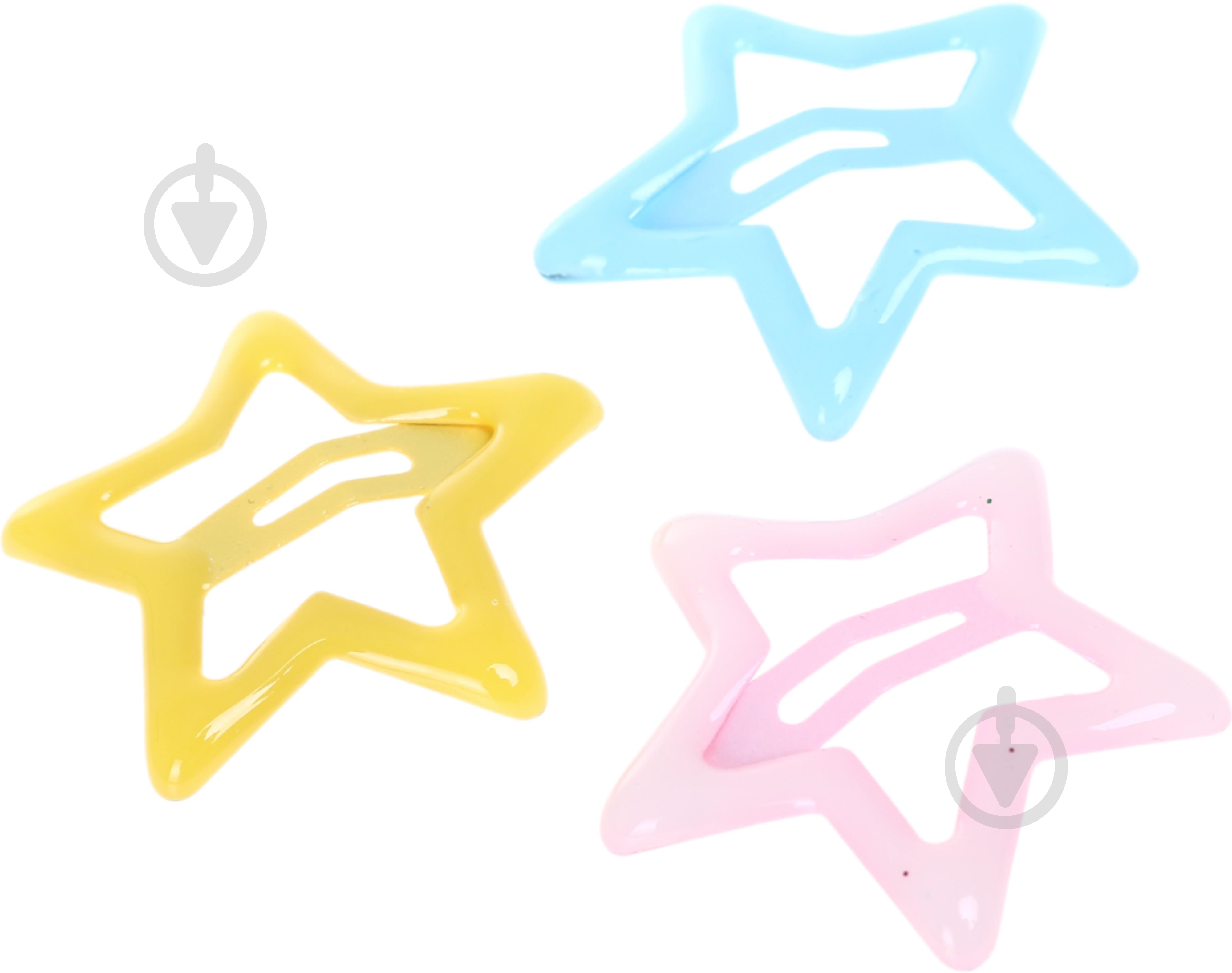 Заколки для волос PIXIE 909220 барвистий 3 шт - фото 1