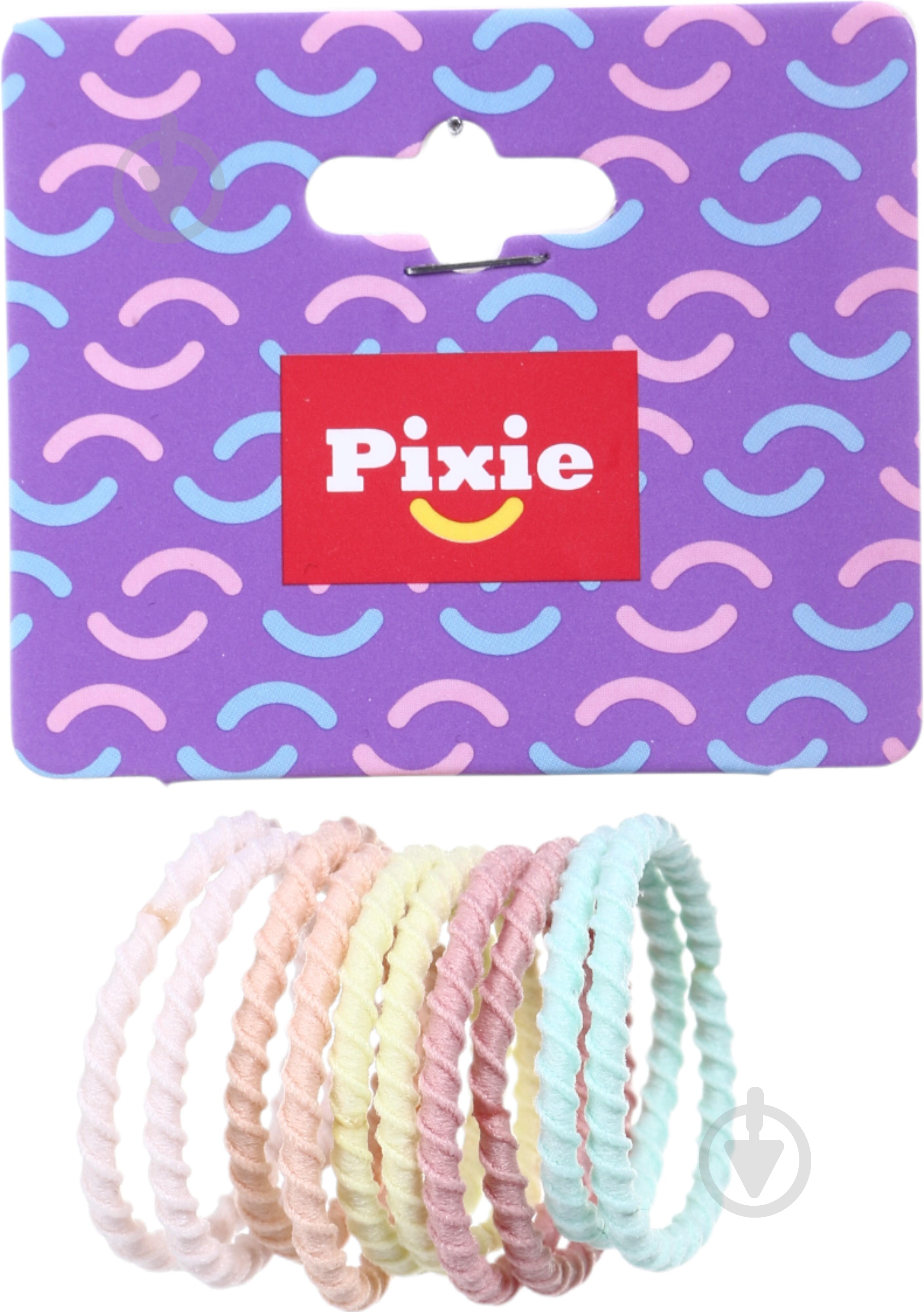 Резинка для волос PIXIE разноцветний 8 шт. - фото 3