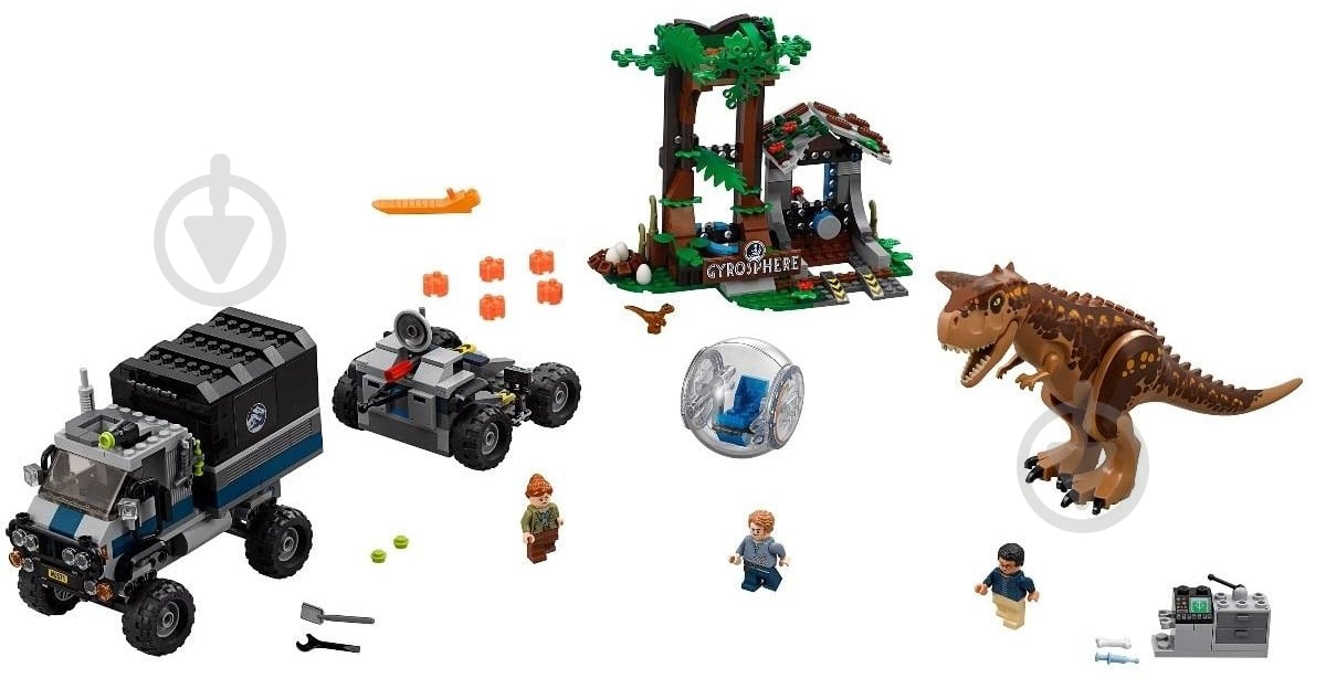 Конструктор LEGO Jurassic World Втеча в гіросфери від карнотавра (75929) 75929 - фото 6