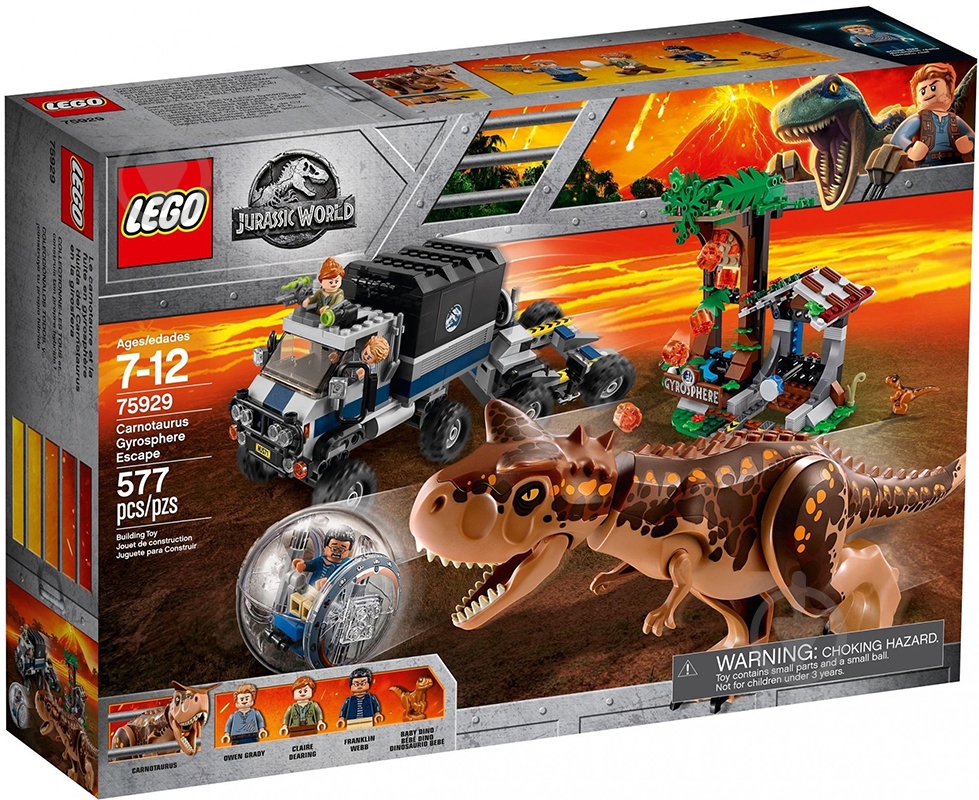 Конструктор LEGO Jurassic World Втеча в гіросфери від карнотавра (75929) 75929 - фото 1