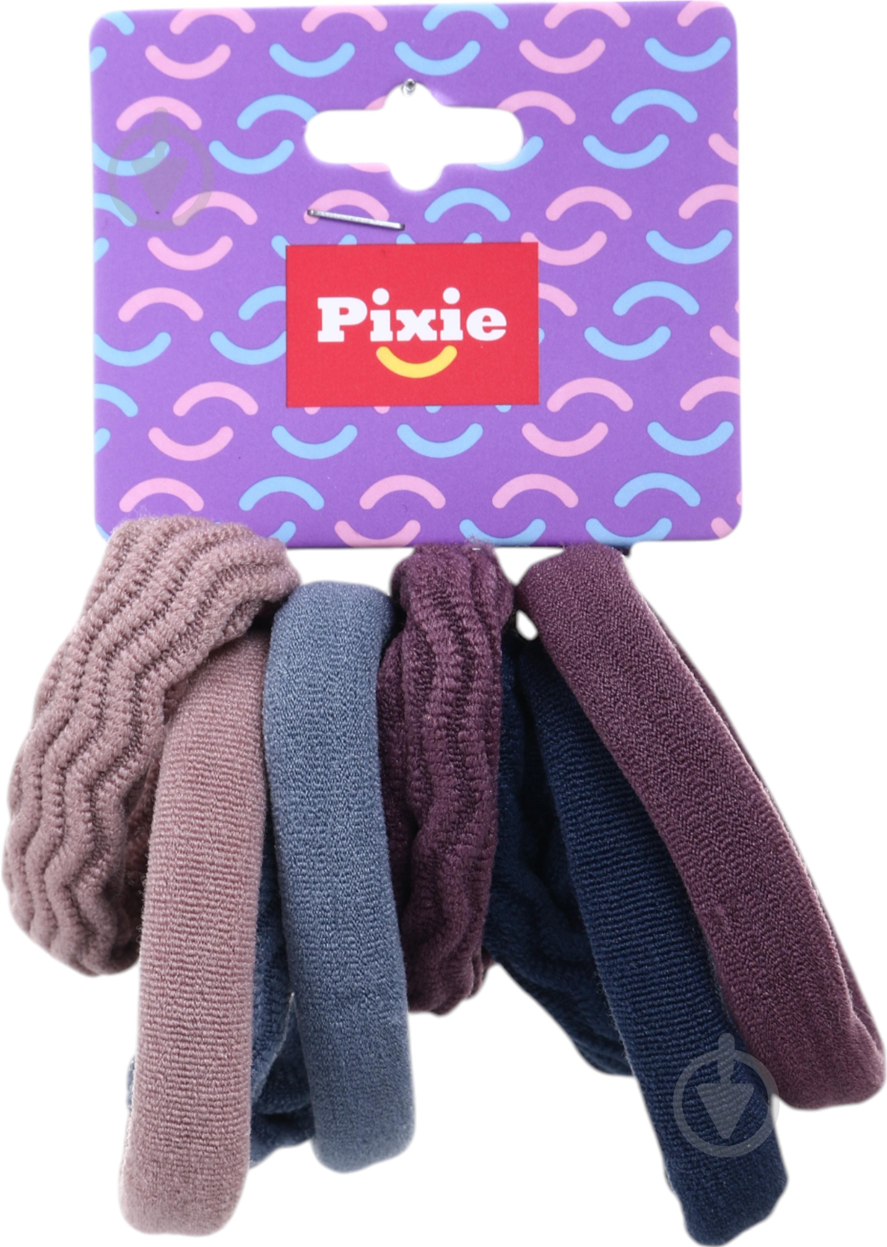 Резинка для волос PIXIE розово-синий 8 шт. - фото 10