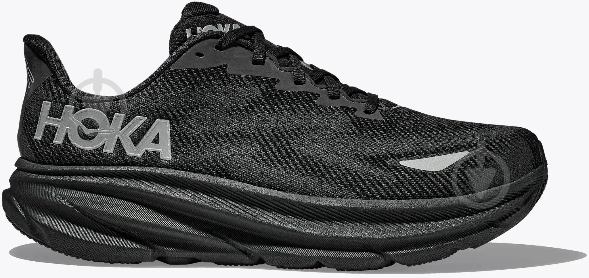 Кроссовки женские демисезонные Hoka Clifton 9 GTX 1141490F-BBLC р.38 2/3 черные - фото 1