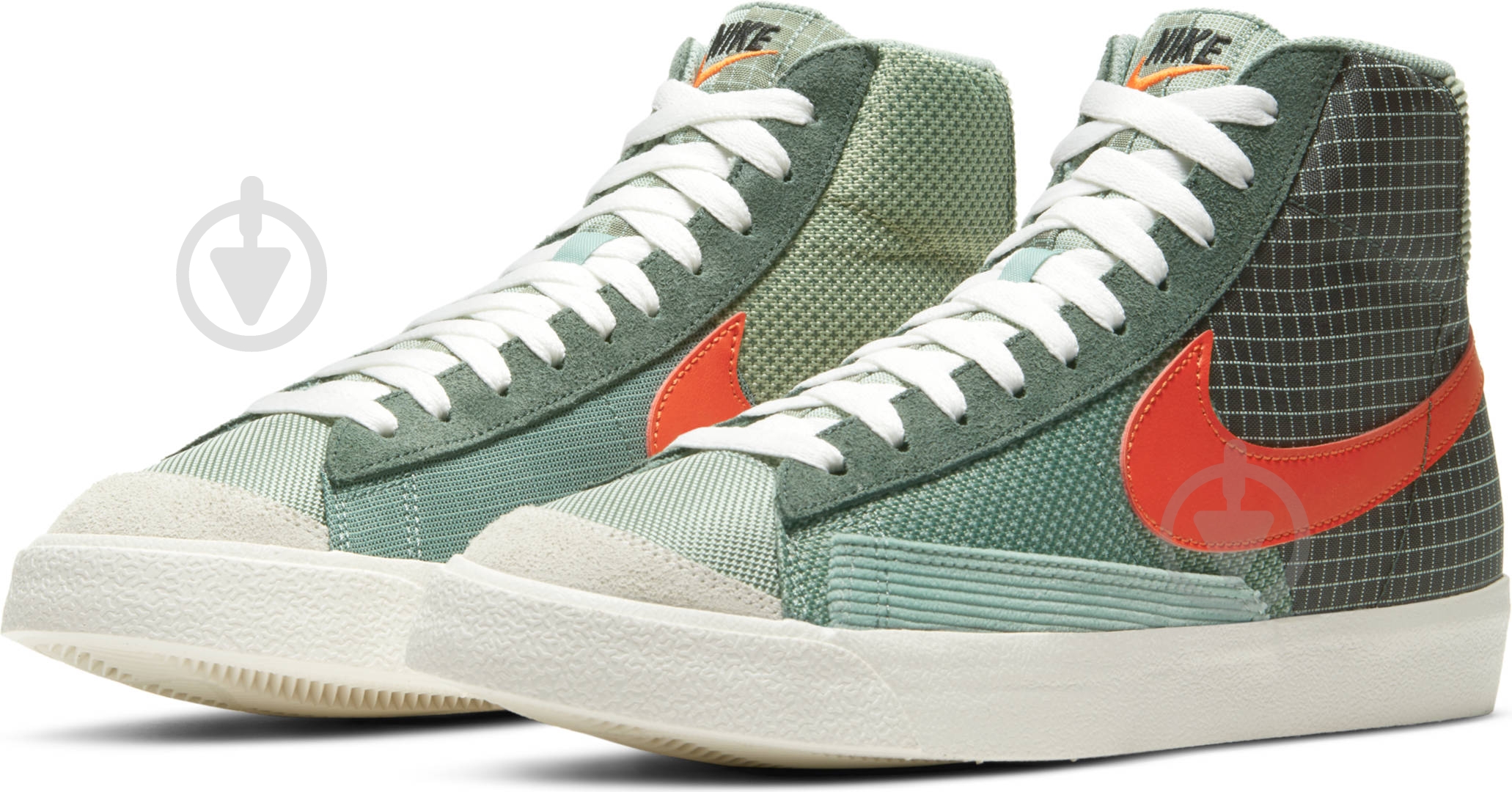 Кроссовки мужские демисезонные Nike Blazer Mid '77 DD1162-300 р.44 зеленые - фото 9 Кроссовки мужские демисезонные Nike Blazer Mid '77 DD1162-300 р.44 зеленые - фото 9