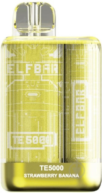 Сигарета электронная Elf Bar TE5000 13.5 мл 5% Клубника Банан - фото 1