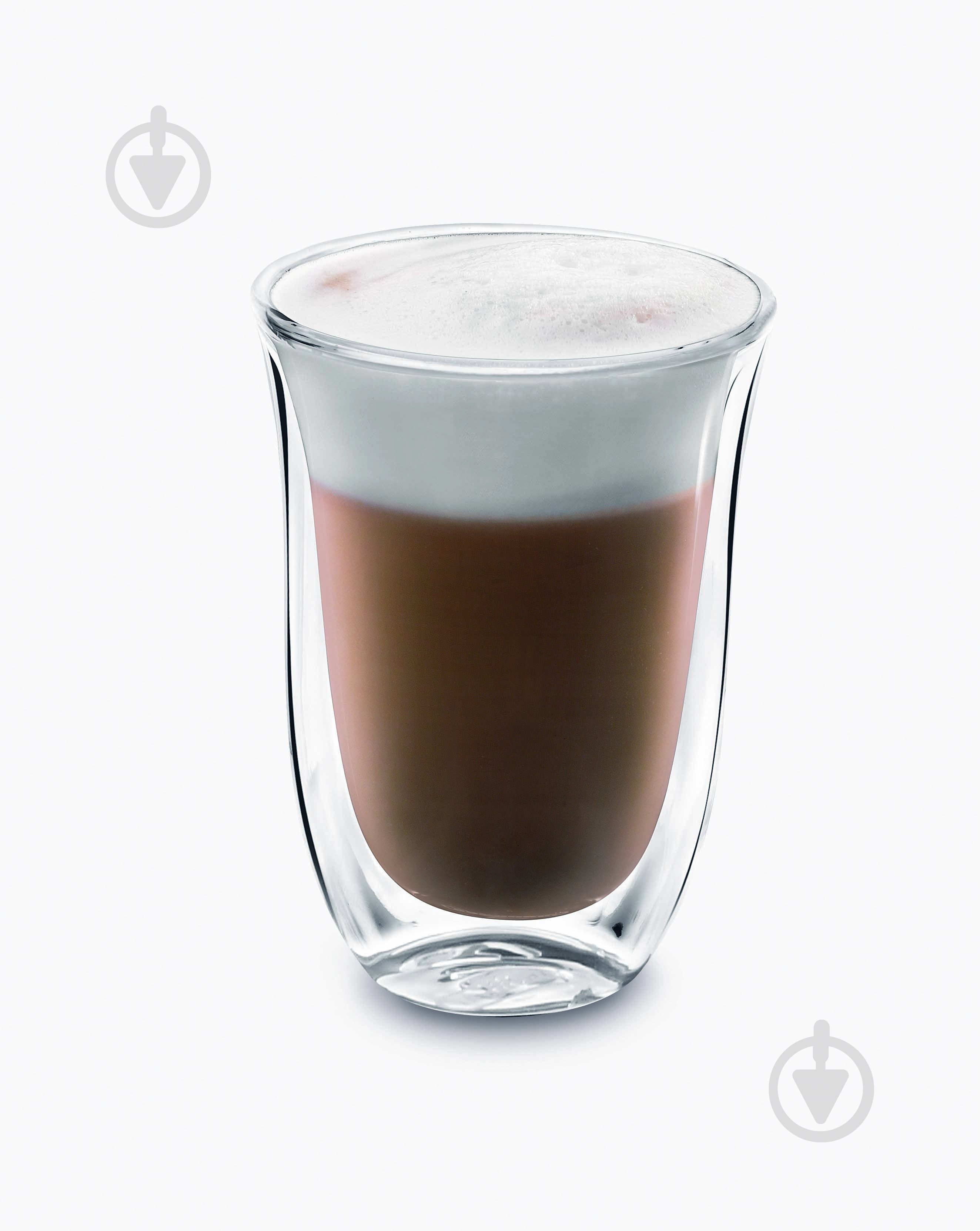 Набір склянок для лате Delonghi Latte Macchiato 220 мл 2 шт. - фото 3
