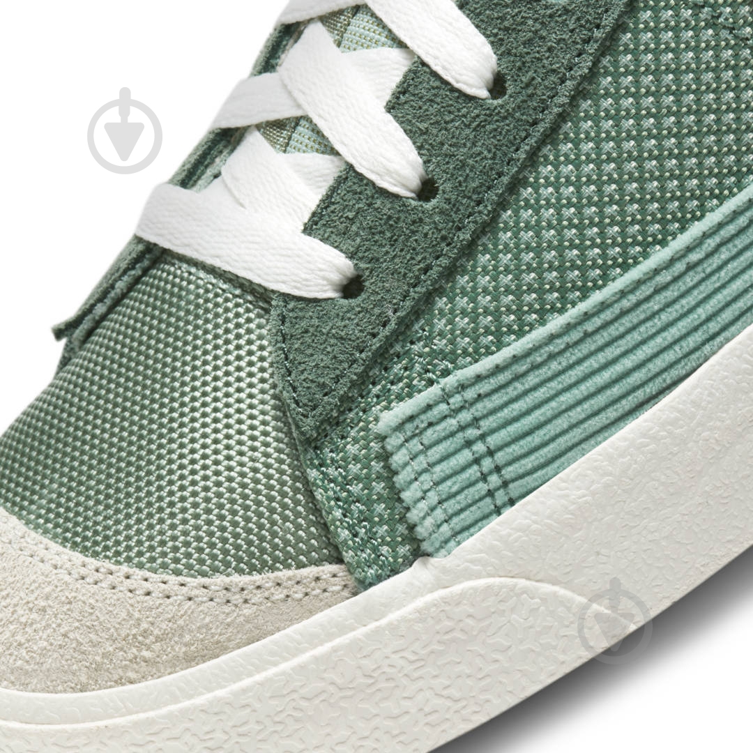 Кроссовки мужские демисезонные Nike Blazer Mid '77 DD1162-300 р.46 зеленые - фото 6
