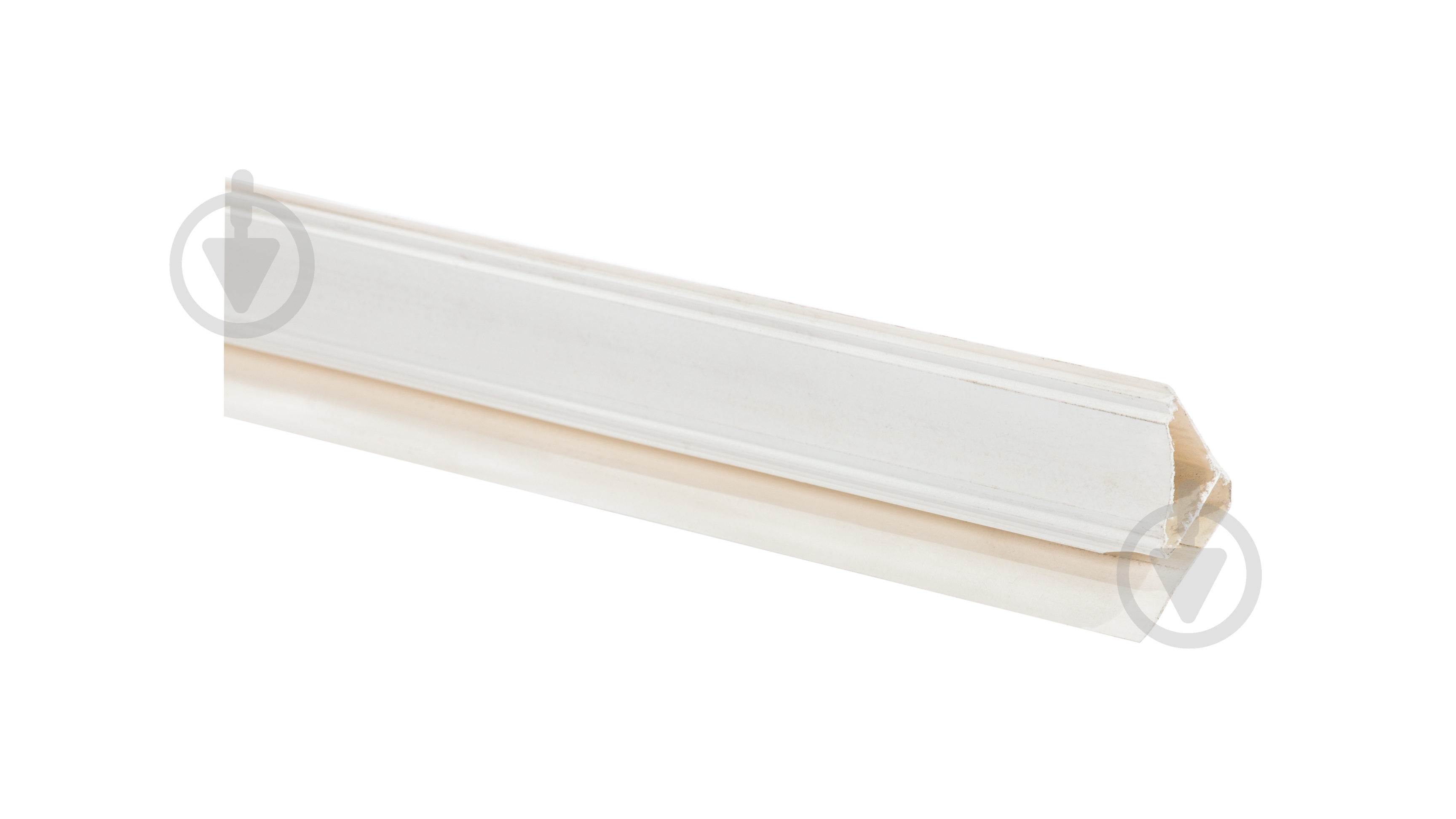 УЦЕНКА! Профиль ПВХ Brilliant® 3 м белый (УЦ №46) - фото 1