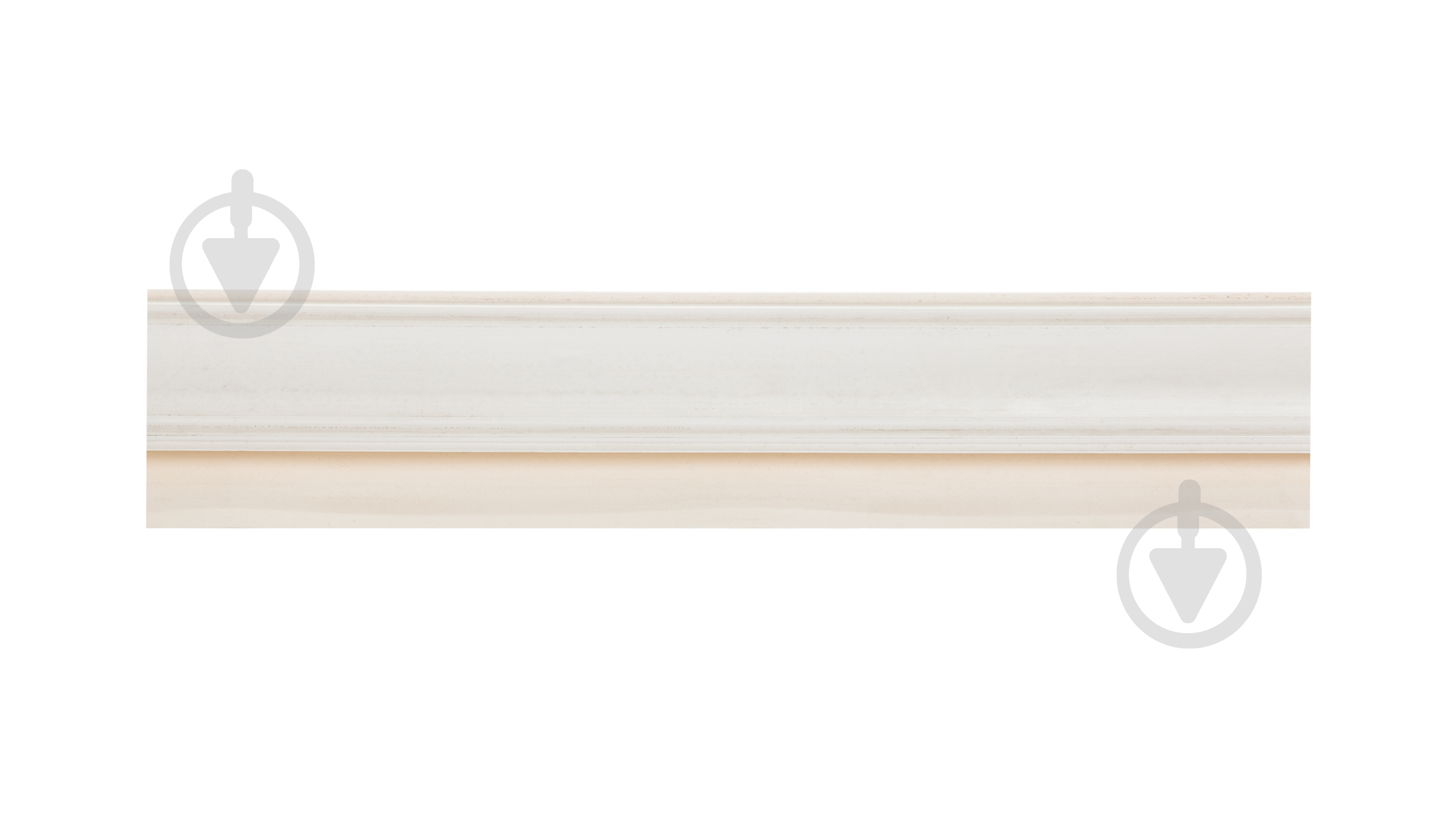 УЦЕНКА! Профиль ПВХ Brilliant® 3 м белый (УЦ №46) - фото 2