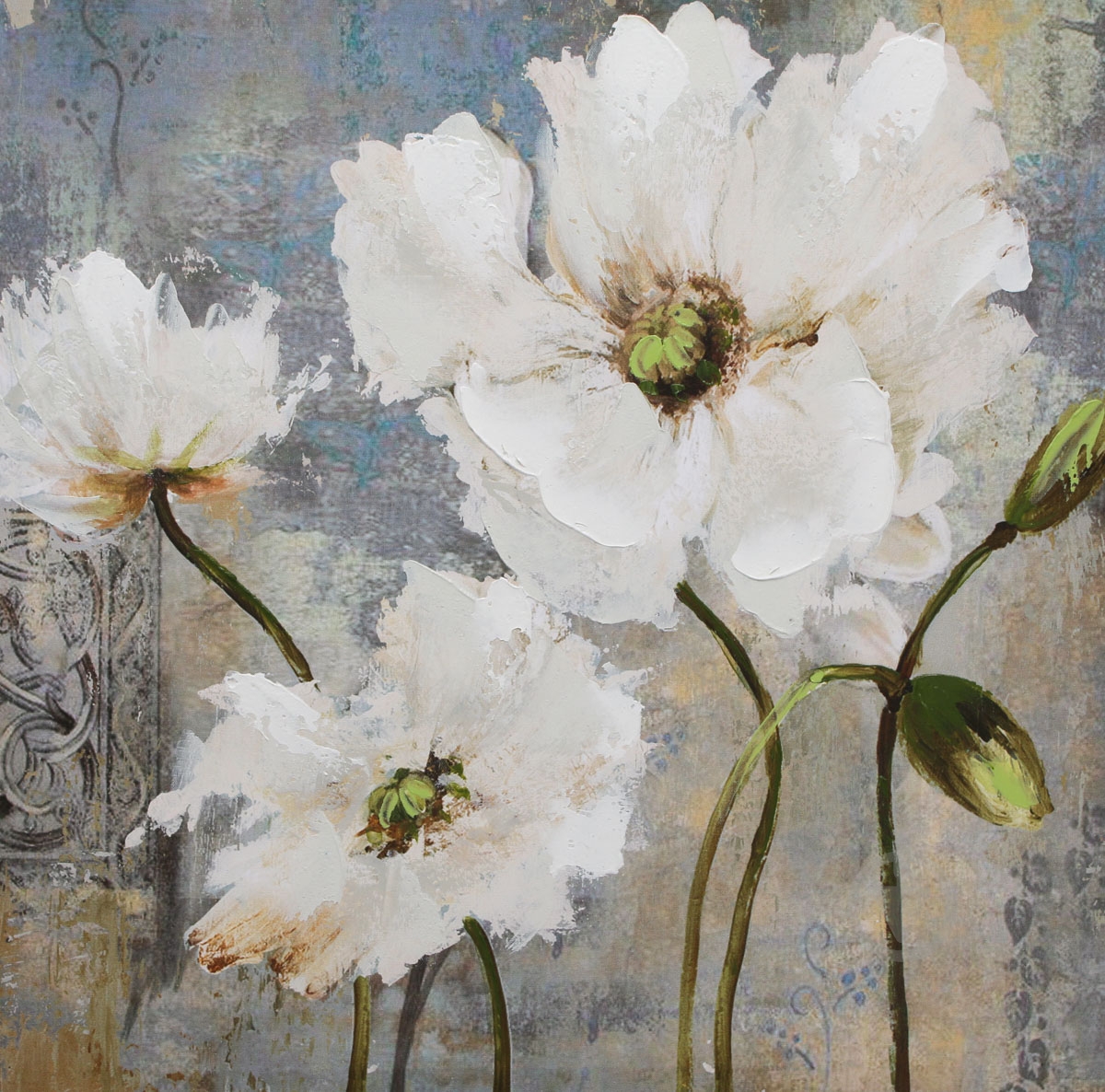 Картина Art flowers рельєфний малюнок 60x60 см Sensio GF-W10035 - фото 1